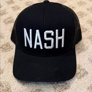 Ash Black Trucker Hat